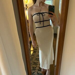 Meshki Knit Strapless Dress